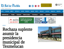 Tablet Screenshot of elsoldepuebla.com.mx